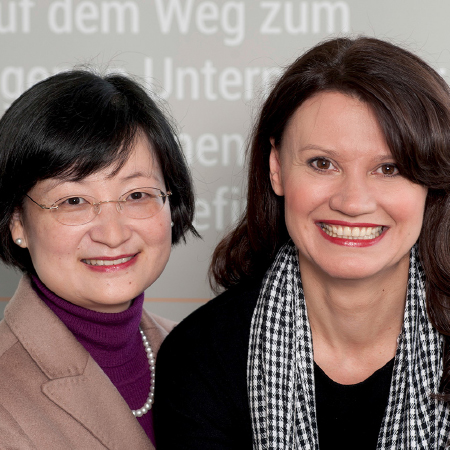 Meng Si und Halina Maier